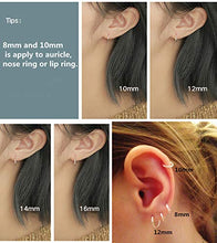 Carica l&#39;immagine nel visualizzatore di Gallery, Mannli - Set di 5 paia orecchini a cerchio in argento Sterling 925 Argento - Ilgrandebazar