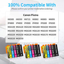 Carica l'immagine nel visualizzatore di Gallery, Zambrero PGI-525XL CLI-526XL Cartucce d'inchiostro Sostituzione per Canon...