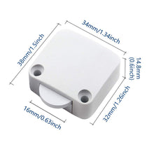 Carica l&#39;immagine nel visualizzatore di Gallery, Mila-Amaz 2Pcs Interruttori per Porte Armadietti Switch Push Porta... - Ilgrandebazar