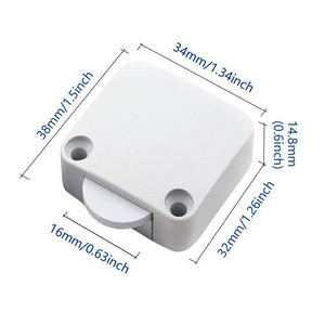 Mila-Amaz 2Pcs Interruttori per Porte Armadietti Switch Push Porta... - Ilgrandebazar