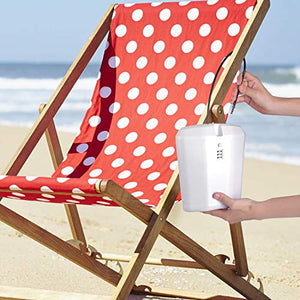 Lucchetto portatile da viaggio, cassaforte per interni ed esterni, Bianco