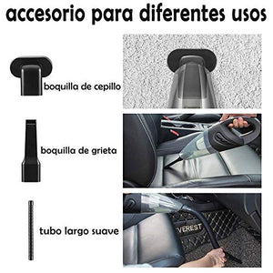 Newdora Aspirapolvere per Auto a Batteria Interni 5000PA Aspiratore...
