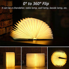 Carica l&#39;immagine nel visualizzatore di Gallery, tronisky Mini Lampada Libro, USB Ricaricabile Pieghevole in Bianca Calda - Ilgrandebazar