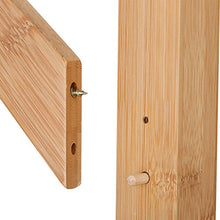 Carica l&#39;immagine nel visualizzatore di Gallery, Appendiabiti di Bambo Tipo Albero con 8 Ganci in 4 Livelli Bamboo