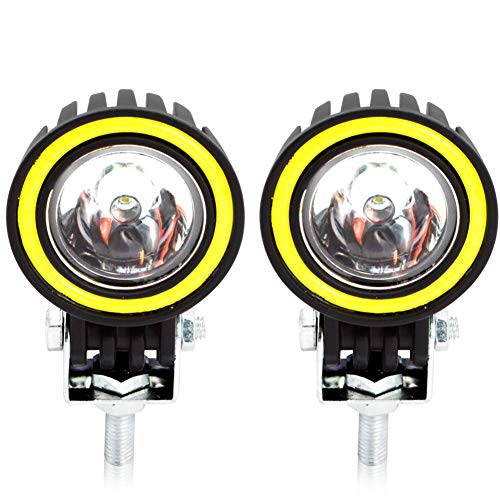 Safego 2 x 10W Moto Faro da Lavoro Luce di Profondita' a LED Lampada...