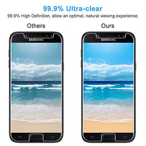 DOSMUNG [2 Pack Vetro Temperato per Samsung Galaxy J5 2017, Pellicola Glassy