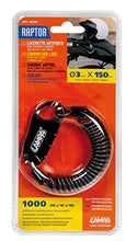 Carica l&#39;immagine nel visualizzatore di Gallery, Lampa 90595 Raptor Lucchetto Antifurto con cavo a spirale - Ilgrandebazar