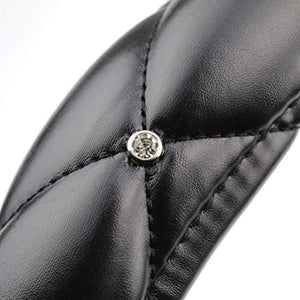 Mayco Bell Coprivolante per Donna Diamond, coprivolante in Pelle Bling Nero - Ilgrandebazar