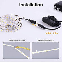 Carica l&#39;immagine nel visualizzatore di Gallery, Onforu 5M Striscia LED 300 Unità 3000lm Luce 6000K Bianca 5 m, Fredda - Ilgrandebazar
