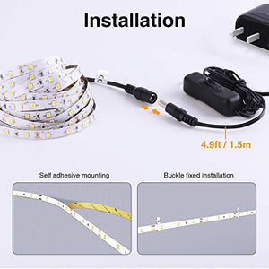Onforu 5M Striscia LED 300 Unità 3000lm Luce 6000K Bianca 5 m, Fredda - Ilgrandebazar