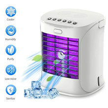 Carica l'immagine nel visualizzatore di Gallery, Condizionatore Portatile Mini Raffreddatore D'aria Climatizzatore 4 Bianco D