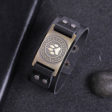 Carica l'immagine nel visualizzatore di Gallery, cooltime Vichingo Norse 24 Rune Orso Paw Artiglio Braccialetti Unisex Bronze - Ilgrandebazar