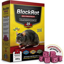 Carica l'immagine nel visualizzatore di Gallery, Veleno per Topi e Ratti, Esca Topicida Ratticida Professionale Potente, Novità Aroma all'Anice, Uso Esterno Interno Casa, Disinfestazione Rimedi Eliminare Roditori Azione Forte BlockRat - 300 g