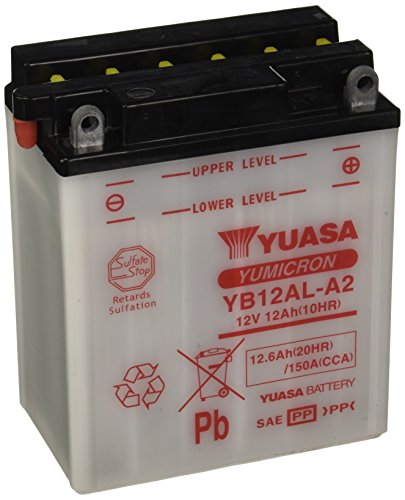 YUASA BATTERIE YB12AL-A2 aperto senza acido - Ilgrandebazar