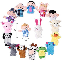 Carica l&#39;immagine nel visualizzatore di Gallery, Biging 16 pezzi di marionette Finger set cui 10 animali + 6... - Ilgrandebazar
