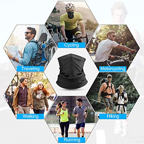 Scaldacollo HASAGEI - Bandana Multiuso Estiva - Per Moto, Ciclismo, Corsa - Traspirante Ed Elastica - Foto 12