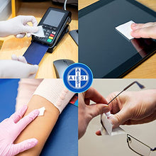 Carica l&#39;immagine nel visualizzatore di Gallery, AIESI® Tamponi salviette disinfettanti a base di alcool isopropilico 70% dimensioni 65x30 mm confezionati singolarmente (Confezione da 200 pezzi) HOSPIPADS