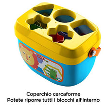 Carica l'immagine nel visualizzatore di Gallery, Fisher-Price FFC84 Secchiello con Cercaforme, 10 Blocchi Assortiti, Bambini...