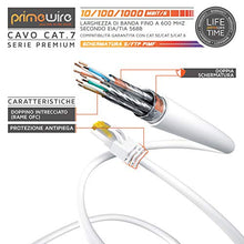 Carica l&#39;immagine nel visualizzatore di Gallery, 10m Cavo di Rete Cat 7 LAN Ethernet Gigabit 10000 Mbit s - 10,0m bianco - Ilgrandebazar