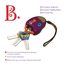 Carica l&#39;immagine nel visualizzatore di Gallery, B. toys – FunKeys giocattolo – Mazzo di chiavi per bambini – Chiavi di...