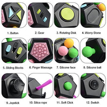 Carica l&#39;immagine nel visualizzatore di Gallery, Stress Relief Toy Ansia Giocattoli, Jim’S Store 12 Lati Nero