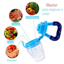 Carica l&#39;immagine nel visualizzatore di Gallery, (9packs) 4 Ciuccio per Frutta Neonati Alimenti S/M/L+2 Cucchiaini in...
