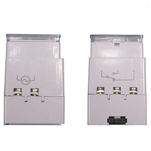Maclean MCE09 Timer Digitale Programmabile sulla Guida DIN Bianco - Ilgrandebazar