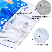 Carica l&#39;immagine nel visualizzatore di Gallery, Luxja Riutilizzabile Pannolini da nuoto (Confezione 2), Balene + pesci - Ilgrandebazar