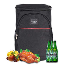 Carica l'immagine nel visualizzatore di Gallery, Borsa pranzo termica grande Picnic a prova di nero