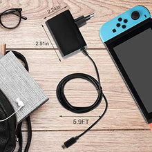 Carica l&#39;immagine nel visualizzatore di Gallery, Caricabatterie per Nintendo Switch / Lite, innoAura Type-C Adattatore...