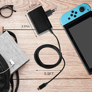 Caricabatterie per Nintendo Switch / Lite, innoAura Type-C Adattatore...