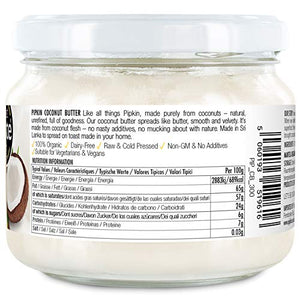 Burro di cocco 100% organico pipkin 300ml, non-GMO, concentrato cremoso...