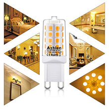Carica l&#39;immagine nel visualizzatore di Gallery, Lampade LED G9 4W, Azhien Bianche Not Dimmerabile 2700k