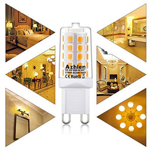 Lampade LED G9 4W, Azhien Bianche Not Dimmerabile 2700k