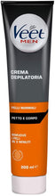 Carica l'immagine nel visualizzatore di Gallery, Veet Men, Crema Depilatoria Uomo, Pelli Normali, 200 ml, L'imballagio può variare 200 ml (Confezione da 1)