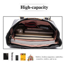 Carica l&#39;immagine nel visualizzatore di Gallery, Miss Lulu Nuova Moda Elegante Borsa in Pelle PU Donna Borse a Marrone
