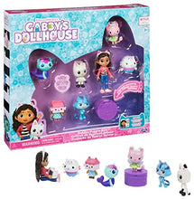 Carica l'immagine nel visualizzatore di Gallery, Gabby's Dollhouse, Confezione deluxe con Gabby e gattini, 7 personaggi di Gabby, giochi per bambini dai 3 anni in su