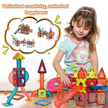 Carica l&#39;immagine nel visualizzatore di Gallery, Beeyouk Giocattoli di Costruzioni Magnetici, 107 Pezzi Set di Costruzione,Regalo di Giochi di Costruzione Magnetici 3D a Tubi per Bambini di 3 4 5 6 7 8