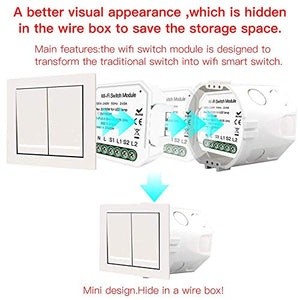WiFi Smart Light Switch Modulo interruttore fai-da-te 2c