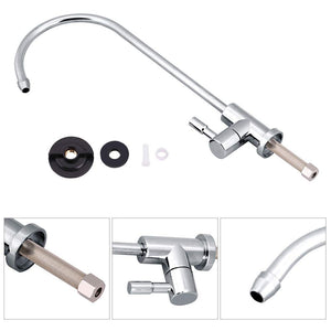 1/4 '' Acciaio Inossidabile Rubinetto Cromato Osmosi Inversa Collo D'oca... - Ilgrandebazar