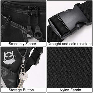 Fansport Marsupio Gamba Uomo Cosciale Moto da Borsa Gamba...
