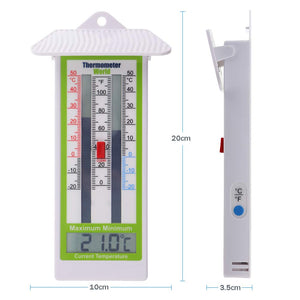 Termometro digitale massimo-minimo per serra, giardino, al chiuso o... - Ilgrandebazar