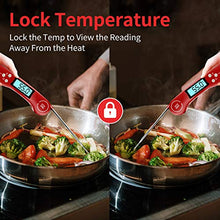 Carica l'immagine nel visualizzatore di Gallery, DOQAUS Termometro da Cucina, Ultraveloce Lettura Istantanea, Rosso