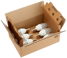 Carica l&#39;immagine nel visualizzatore di Gallery, AmazonBasics Lampadina LED E14 a Candela, 5.5W Confezione da 6, Bianco Caldo - Ilgrandebazar