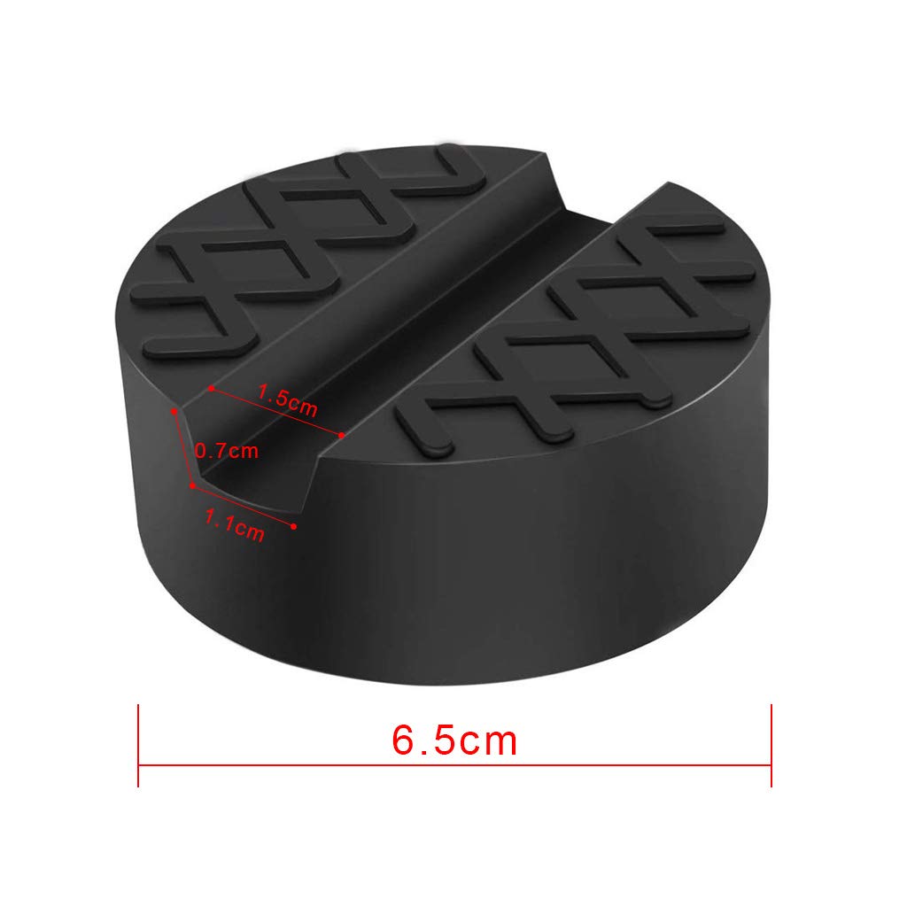 Tamponi Gomma Per Cric - 2 Pezzi Antiscivolo Per Auto