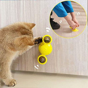 PetGens Giocattolo per Gatti, Giocattoli a Forma di Mulino a Vento per...