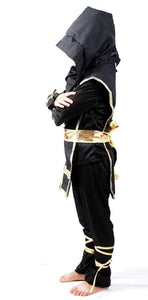 Costume Ninja Bambino Carnevale Vestito Samurai 7-10 Taglia - anni, Nero - Ilgrandebazar