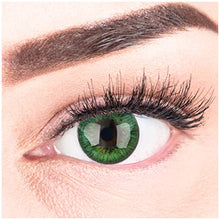 Carica l&#39;immagine nel visualizzatore di Gallery, GLAMLENS Lenti a contatto colorate verdi Fresh Green - mensili - con porta...