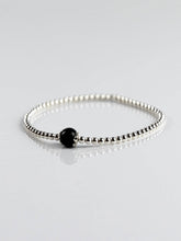 Carica l&#39;immagine nel visualizzatore di Gallery, Su Coccu - Bracciale tradizionale sardo, amuleto. Argento925 (Nero)