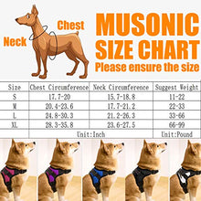 Carica l&#39;immagine nel visualizzatore di Gallery, Musonic Pettorina per Cane, Traspirante, Regolabile, Comodo, L, Viola